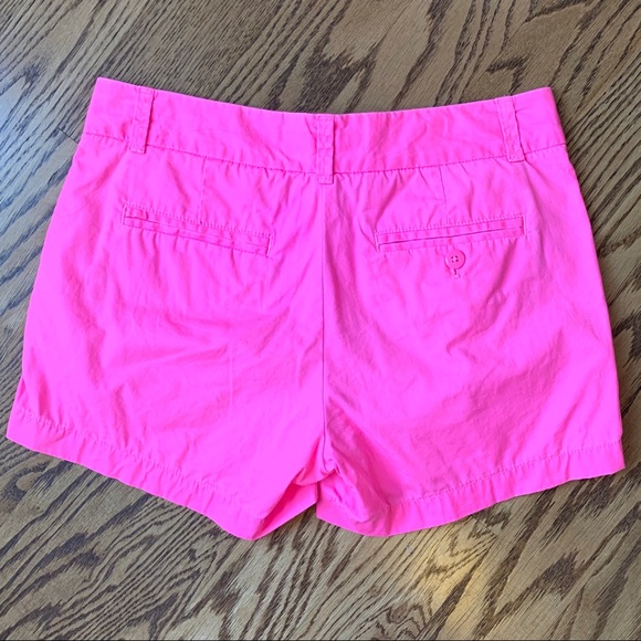 J. Crew Hot Pink Broken-in Chino Shorts Size 2 - Picture 11 of 12
